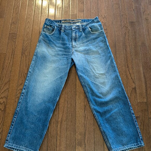 90's Vintage Paco Sport Blue Jeans - Size: 34x28 - Picture 5 of 7